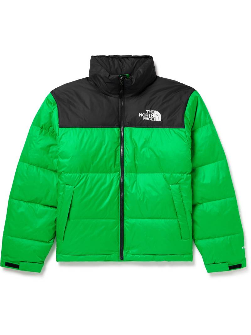 The North Face - 1996 Retro Nuptse Quilted Ripstop and Shell Hooded Down Jacket - Men - Green - M von The North Face