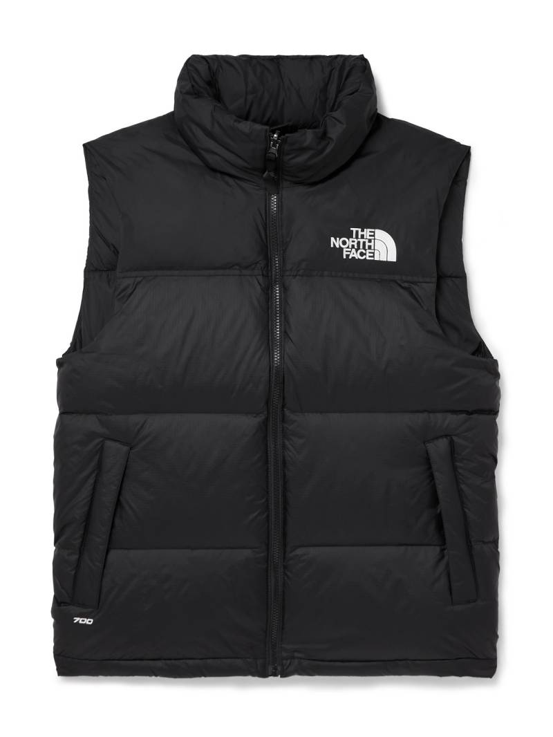 The North Face - 1996 Retro Nuptse Slim-Fit Recycled-Shell Down Gilet - Men - Black - S von The North Face