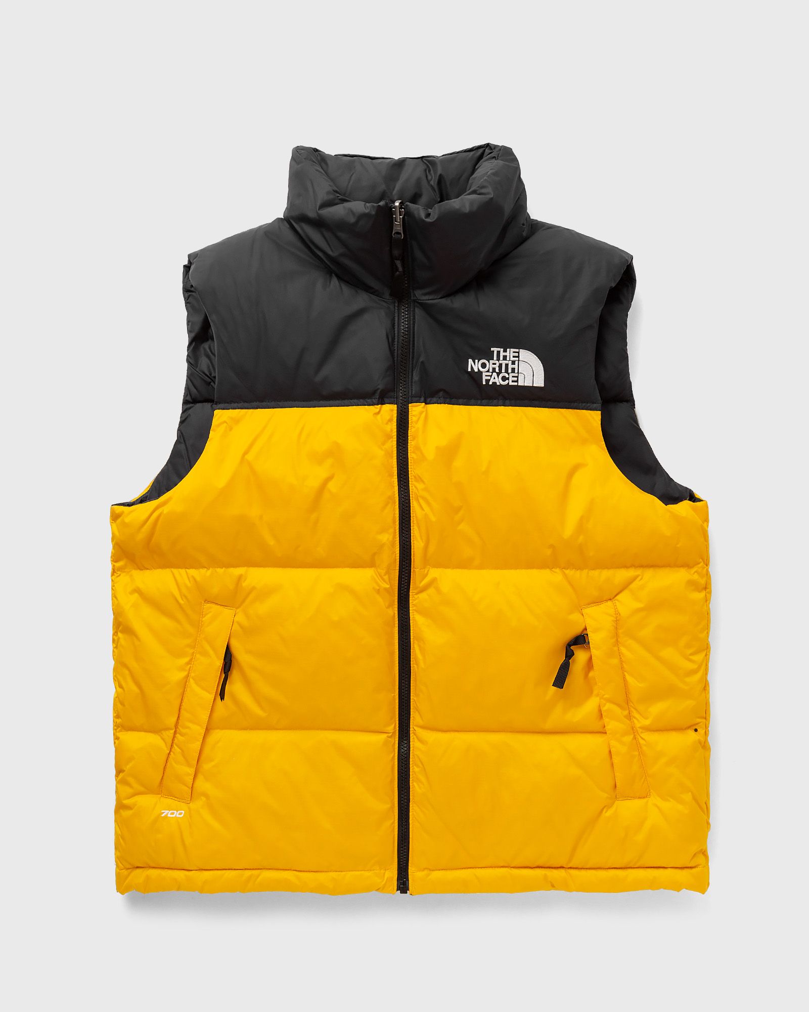 The North Face 1996 Retro Nuptse Vest men Vests black|yellow in Größe:L von The North Face