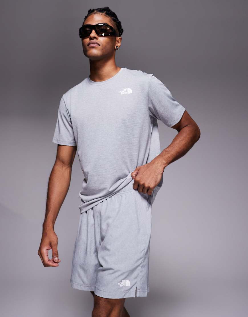 The North Face - 24/7 - Shorts in Grau mit Logo, 7 Zoll Schrittlänge von The North Face