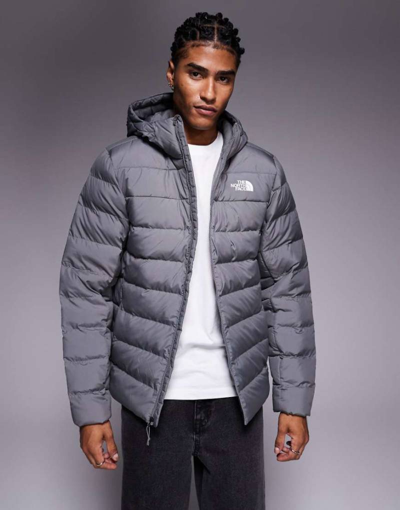 The North Face - Aconcagua III - Kapuzenjacke in Smoked Pearl-Grau von The North Face