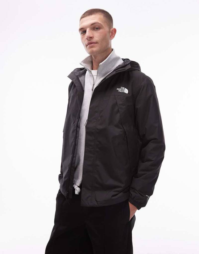 The North Face - Antora - Wasserdichte Jacke in Schwarz mit Kapuze von The North Face