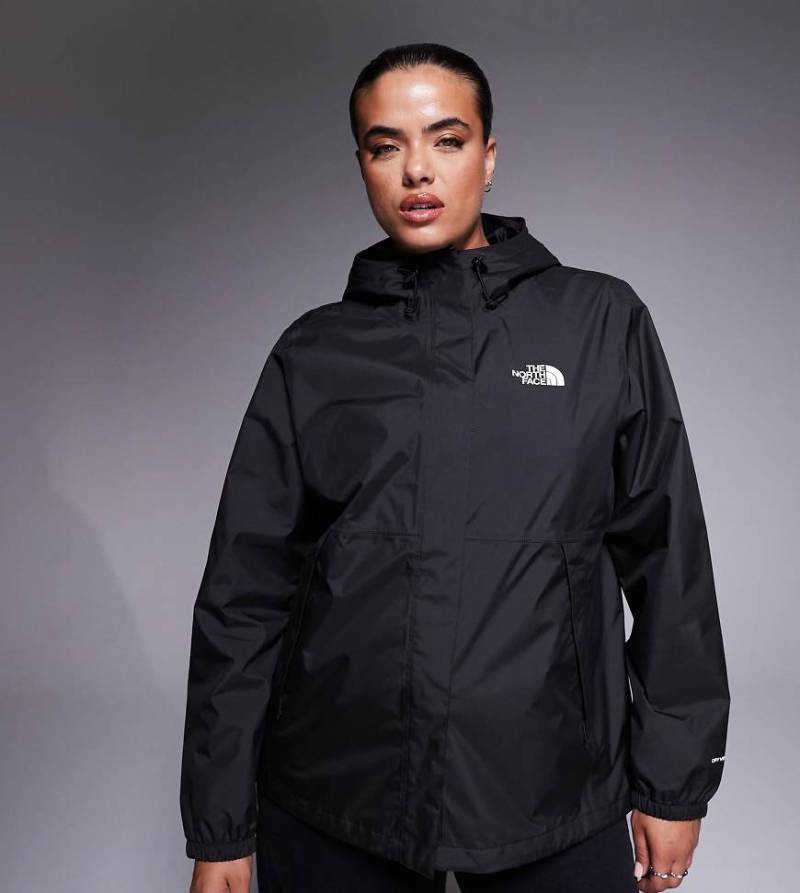 The North Face - Antora - Plus-Size-Jacke in TNF-Schwarz von The North Face