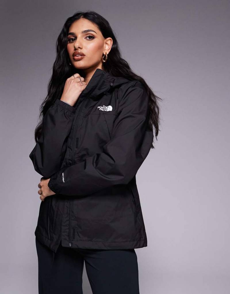 The North Face - Antora - Wasserabweisende Jacke in Schwarz mit Logo von The North Face