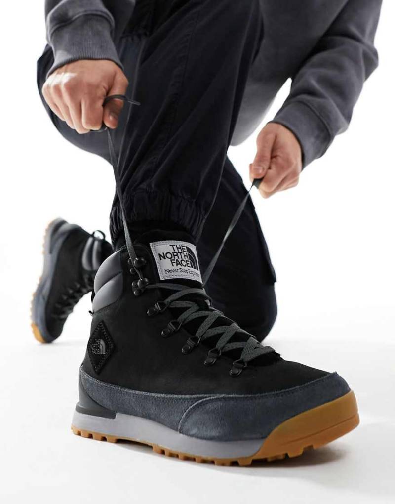 The North Face - Back-To-Berkeley IV - Wasserdichte Wanderstiefel aus Leder in Schwarz von The North Face