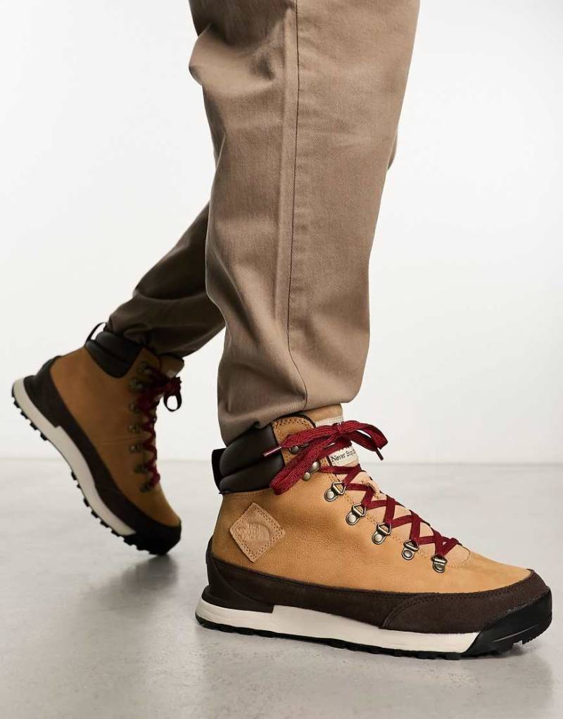 The North Face - Back-To-Berkeley IV - Wasserdichte Wanderstiefel aus Leder in Steinbeige und Braun-Neutral von The North Face