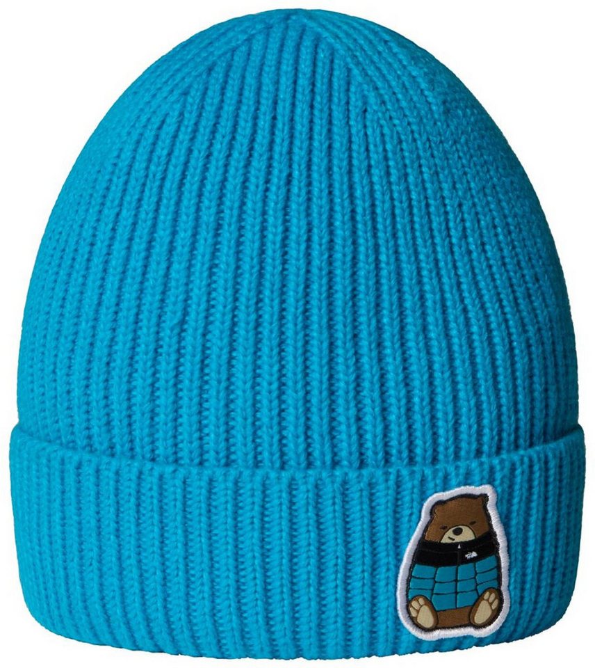 The North Face Beanie KIDS TNF LOGO BOX CUFFED BEANI MERIDIAN BLUE/NUPTSE BE von The North Face