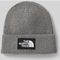 The North Face Beanie in Strick-Optik mit Logo-Patch Modell 'Box' in Mittelgrau Melange, Größe 1 The North Face Beanie in Strick-Optik mit Logo-Patch Modell 'Box' in Mittelgrau Melange, Größe 1 von The North Face