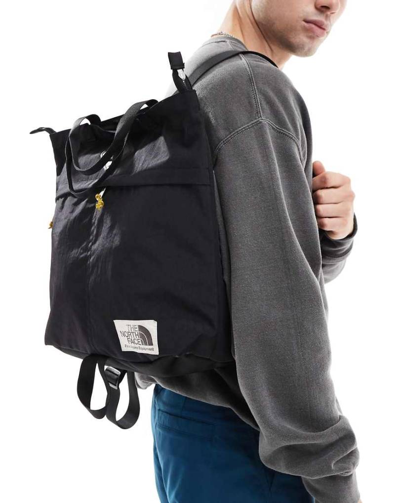 The North Face - Berkeley - Rucksack in Schwarz mit Tragegriffen und Logo von The North Face