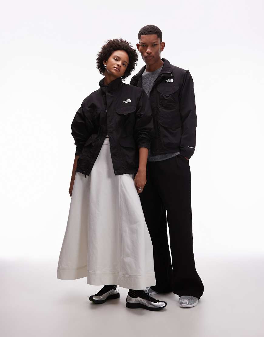 The North Face - Bessan - Wandelbare Unisex-Jacke in Schwarz mit Tasche von The North Face