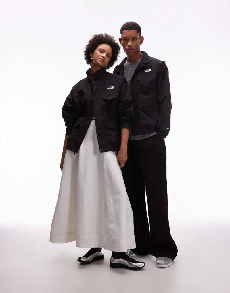 The North Face - Bessan - Wandelbare Unisex-Jacke in Schwarz mit Tasche von The North Face