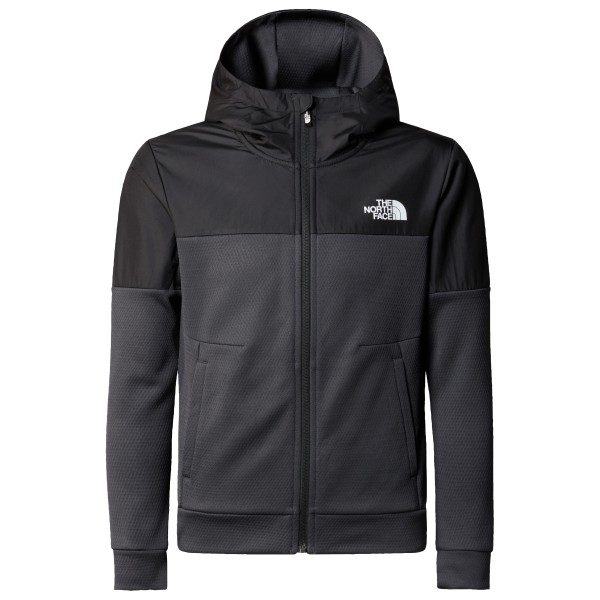 The North Face - Boy's Mountain Athletics Full Zip Hoodie - Fleecejacke Gr L schwarz/grau von The North Face