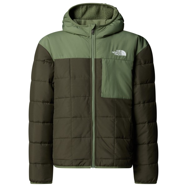 The North Face - Boy's Reversible Shasta FZ Hooded Jacket - Kunstfaserjacke Gr M oliv von The North Face