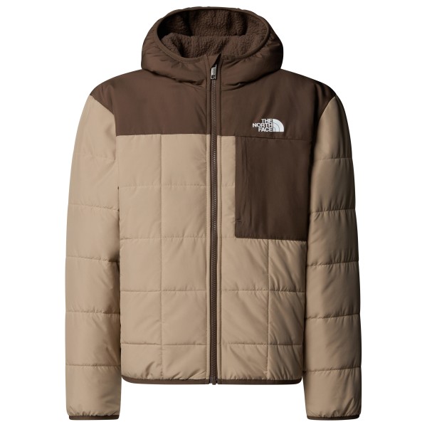 The North Face - Boy's Reversible Shasta FZ Hooded Jacket - Kunstfaserjacke Gr S beige/braun von The North Face