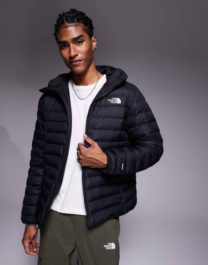 The North Face - Classic - Daunenjacke in TNF-Schwarz mit Kapuze von The North Face