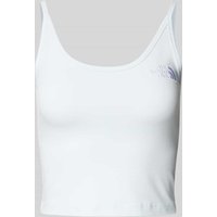 The North Face Cropped Tanktop mit Label-Stitching in Hellblau, Größe L von The North Face