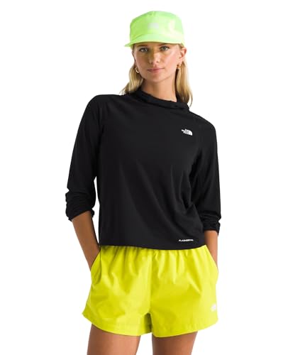 The North Face Damen Adventure Sun Hoodie (Standard und Übergröße), TNF Black, Medium von The North Face