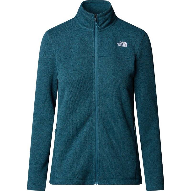 The North Face Damen Antisana Fleecejacke space dark heather S von The North Face