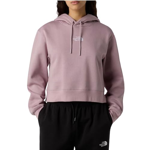 The North Face Damen Essential Crop Kapuzenpullover, Ashen Purple, S von The North Face