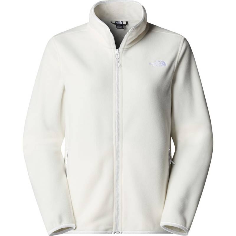 The North Face Damen Glacier Fleecejacke white dune L von The North Face