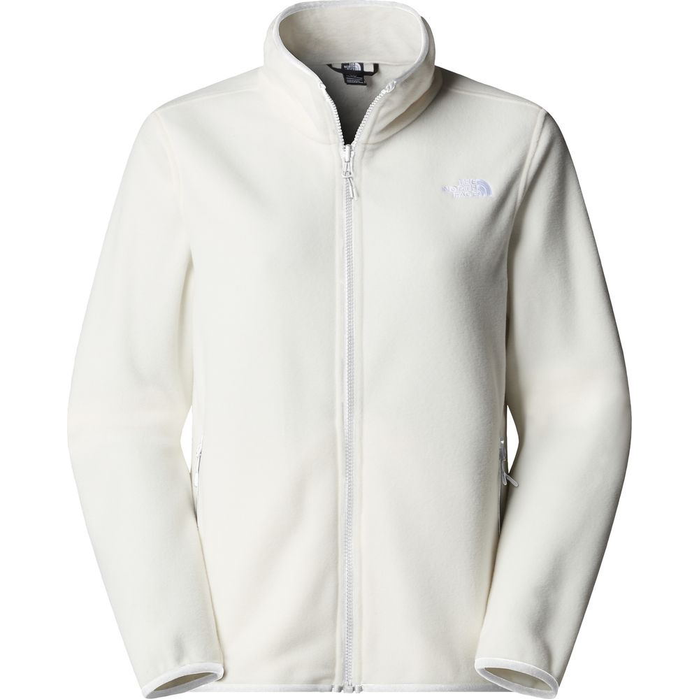 The North Face Damen Glacier Fleecejacke white dune M von The North Face