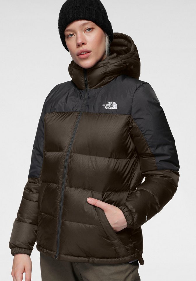 The North Face Daunenjacke W DIABLO DOWN 2.0 HOODIE für kalte Temperaturen, pflegeleicht, winddicht von The North Face
