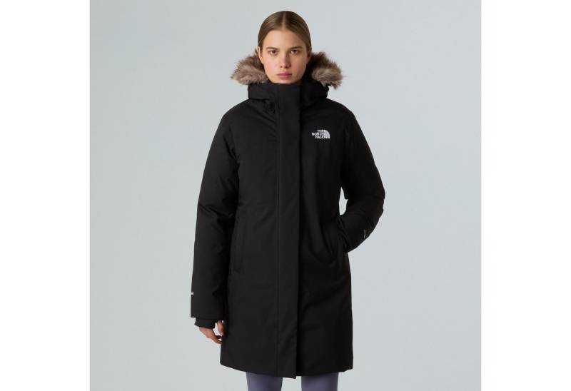 The North Face Daunenmantel W ARCTIC PARKA (1-tlg) Sehr warm, winddicht, wasserdicht von The North Face
