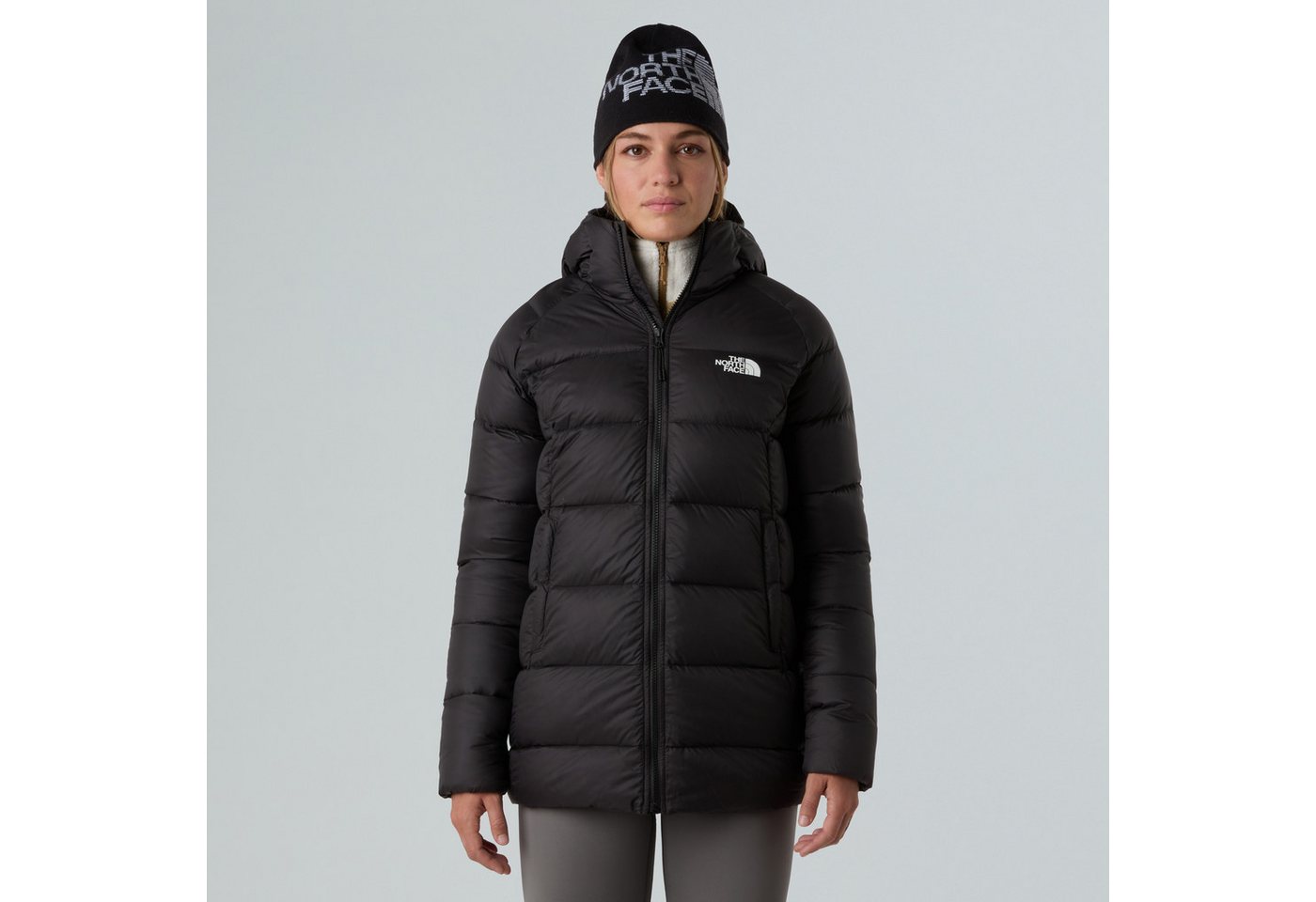 The North Face Daunenmantel W HYALITE DOWN PARKA (1-tlg) Daunenfüllung, lang geschnitten, warm von The North Face