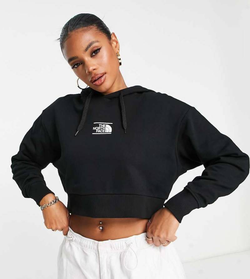 The North Face - Dome at Center - Kapuzenpullover in Schwarz mit kurzem Schnitt - Exklusiv bei ASOS von The North Face