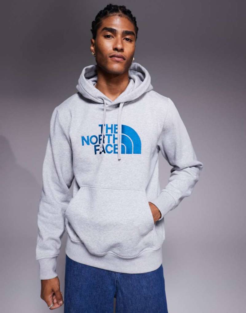 The North Face - Drew Peak - Kapuzenpullover in meliertem Hellgrau von The North Face