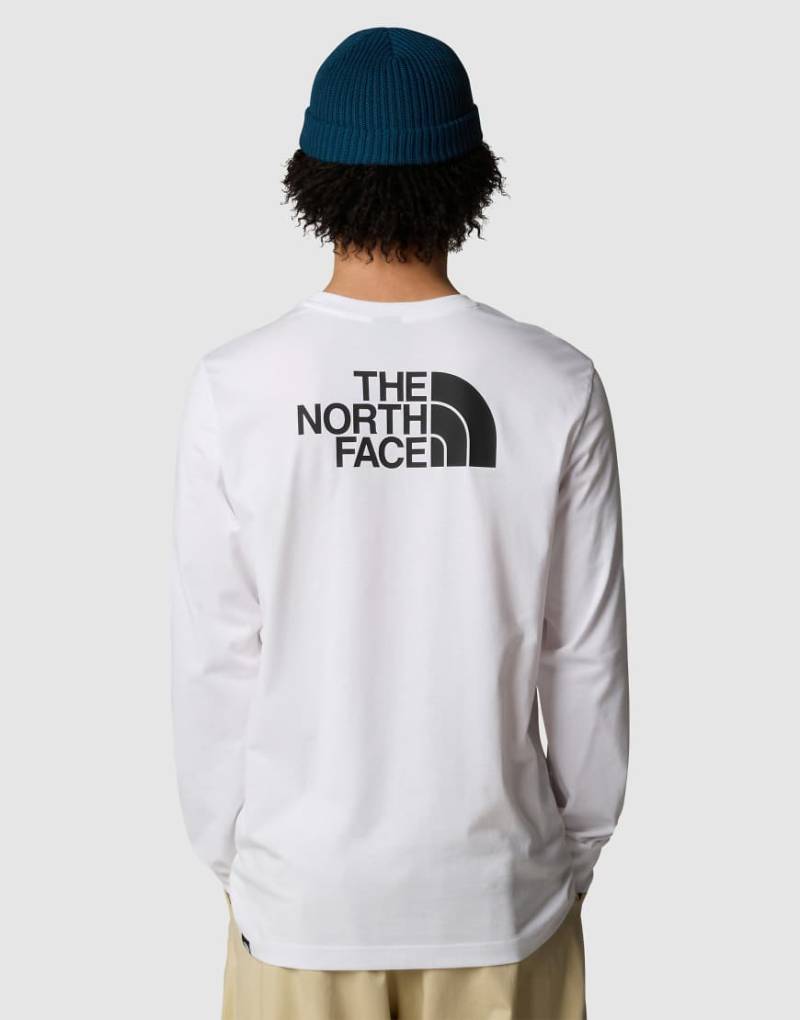 The North Face - Easy - Langärmliges Shirt in TNF-Weiß von The North Face