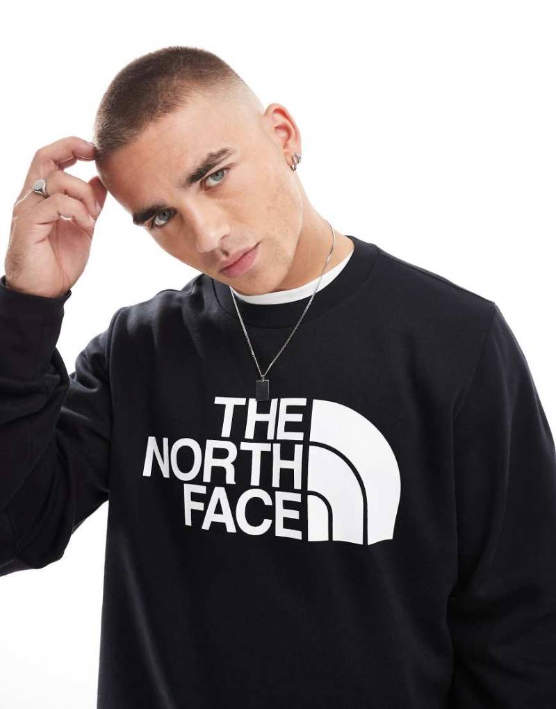 The North Face - Easy - Sweatshirt in Schwarz mit Rundhalsausschnitt von The North Face