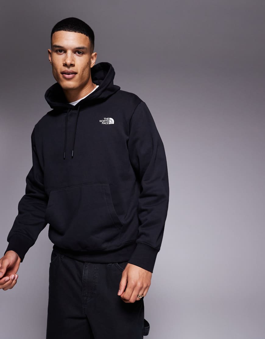 The North Face - Essential - Oversize-Kapuzenpullover in Schwarz mit Logo von The North Face