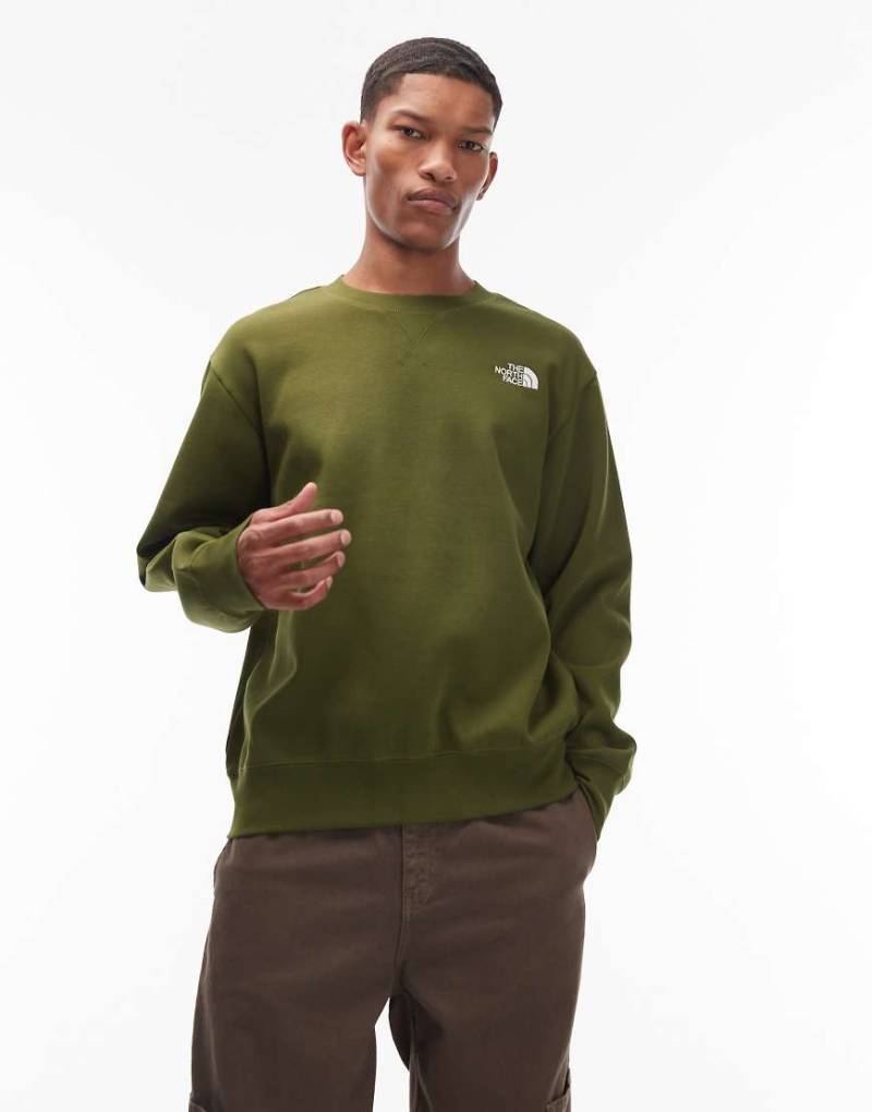 The North Face - Essential - Oversize-Sweatshirt in Grün mit Logo von The North Face