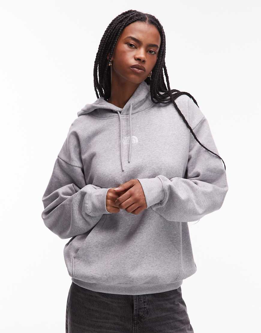 The North Face - Essential - Oversize-Sweatshirt in Hellgrau mit Logo The North Face - Essential - Oversize-Sweatshirt in Hellgrau mit Logo von The North Face