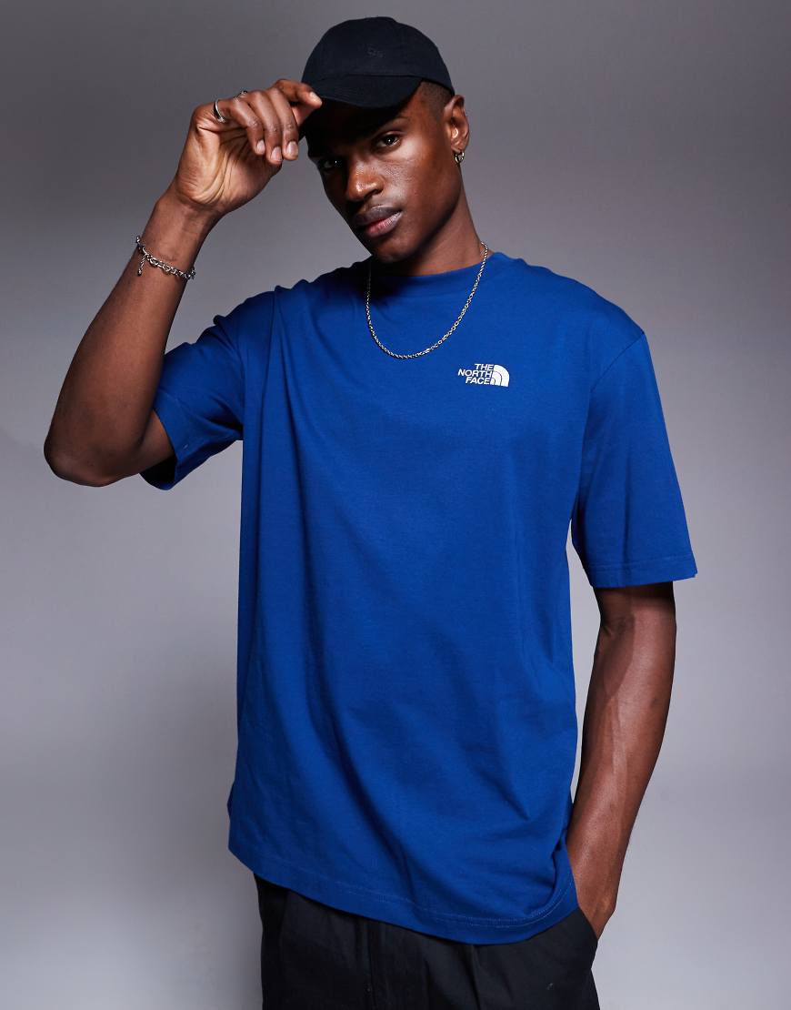 The North Face - Essential - Oversize-T-Shirt in Marineblau mit Brust-Logo von The North Face