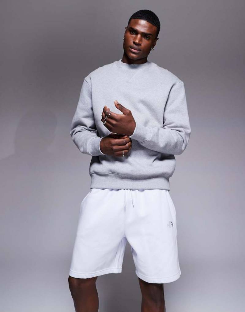 The North Face - Essential - Sweat-Shorts in Grau mit Logo von The North Face