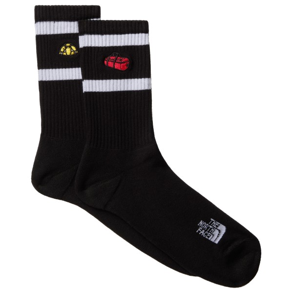 The North Face - Everyday Crew TNF Icons Sock - 2-Pack - Multifunktionssocken Gr L schwarz von The North Face