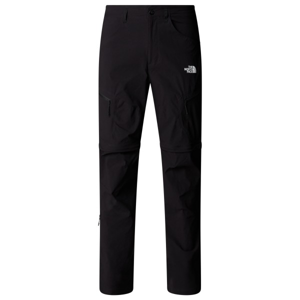 The North Face - Exploration Convertible Regular Tapered Pant - Trekkinghose Gr 50 - Regular schwarz von The North Face