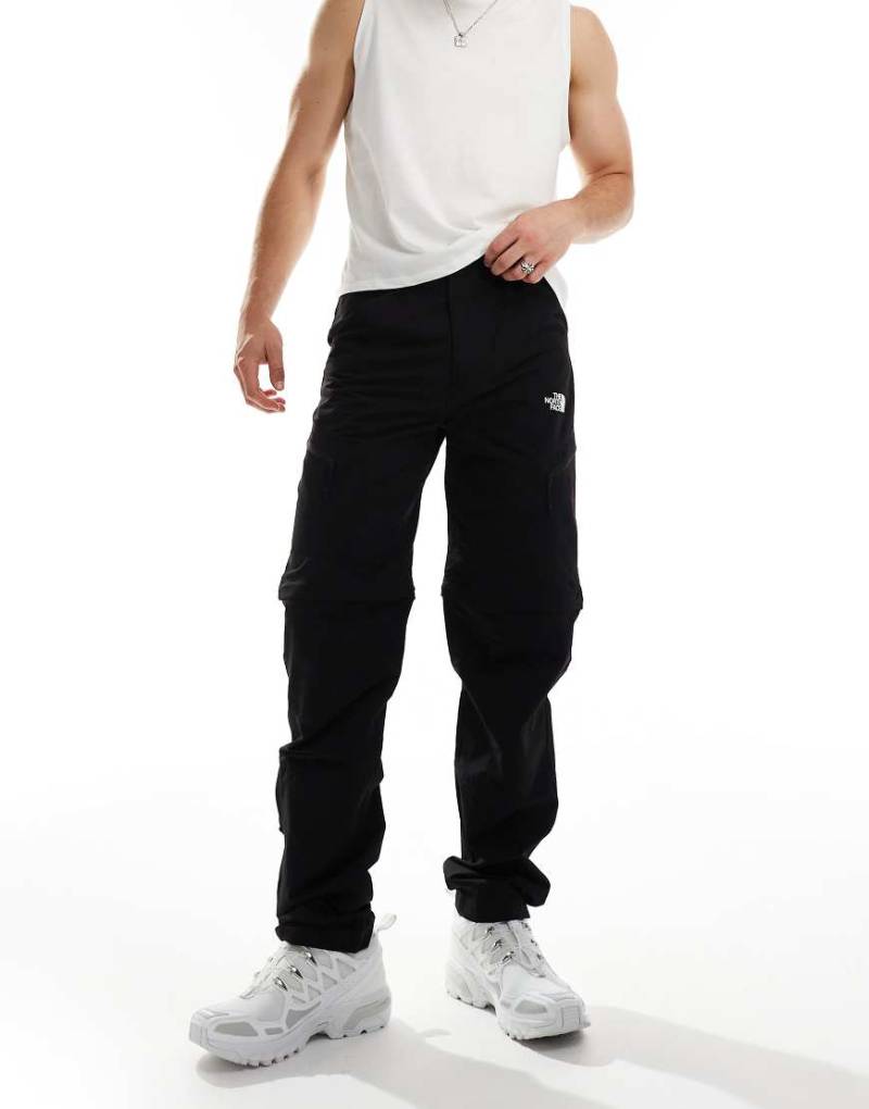 The North Face - Exploration Convertible - Schmal zulaufende Cargohose in Schwarz von The North Face