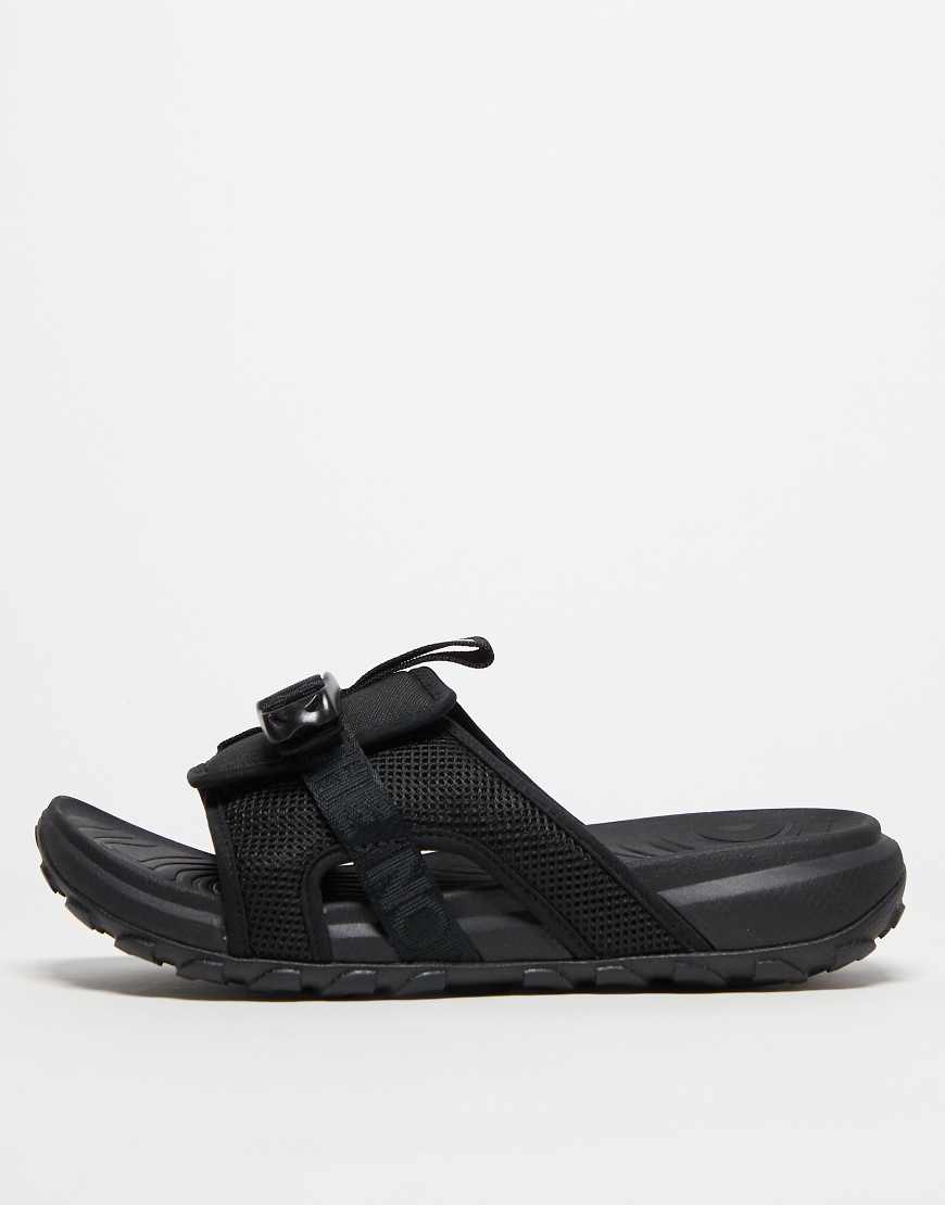 The North Face - Explore Camp - Slider in Schwarz mit dicker Sohle The North Face - Explore Camp - Slider in Schwarz mit dicker Sohle von The North Face