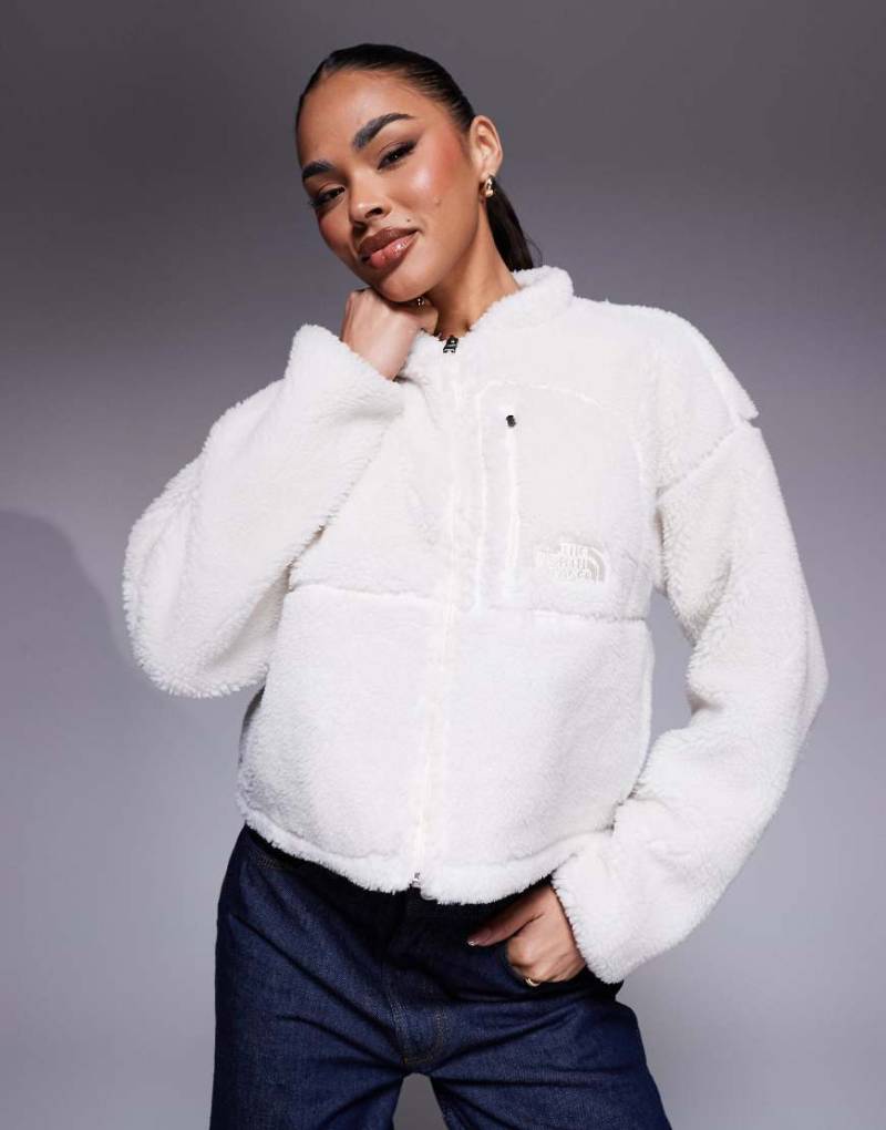 The North Face - Extreme Pile - Jacke aus Fell-Fleece in Wollweiß mit durchgehendem Reißverschluss von The North Face