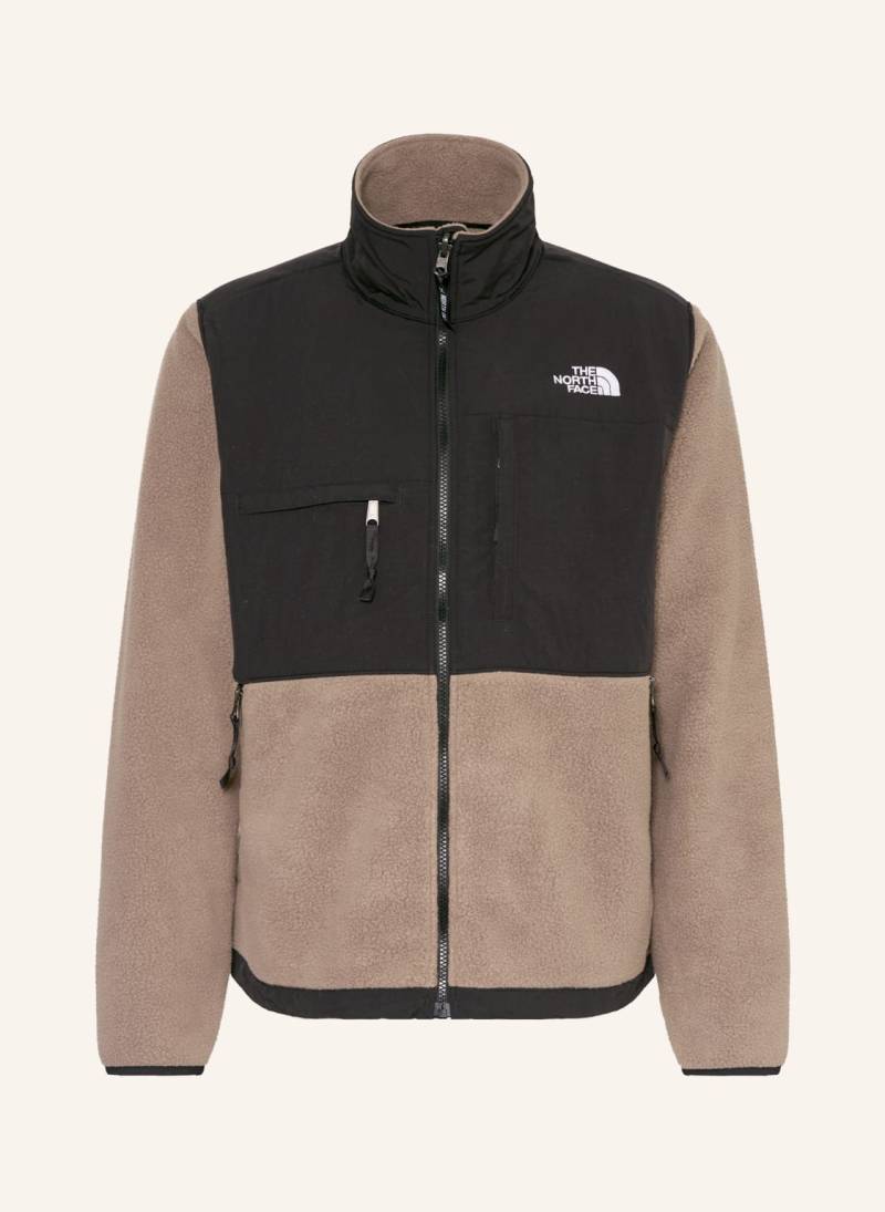 The North Face Fleecejacke Denali Im Materialmix braun von The North Face