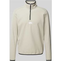The North Face Fleecepullover mit Troyer-Kragen Modell 'GLACIER' in Hellgrau, Größe XL von The North Face