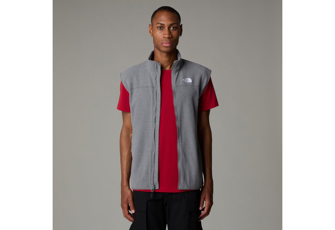 The North Face Fleeceweste 100 Glacier Weste für Herren mit klassischer Label-Stickerei am Schlüsselbein von The North Face