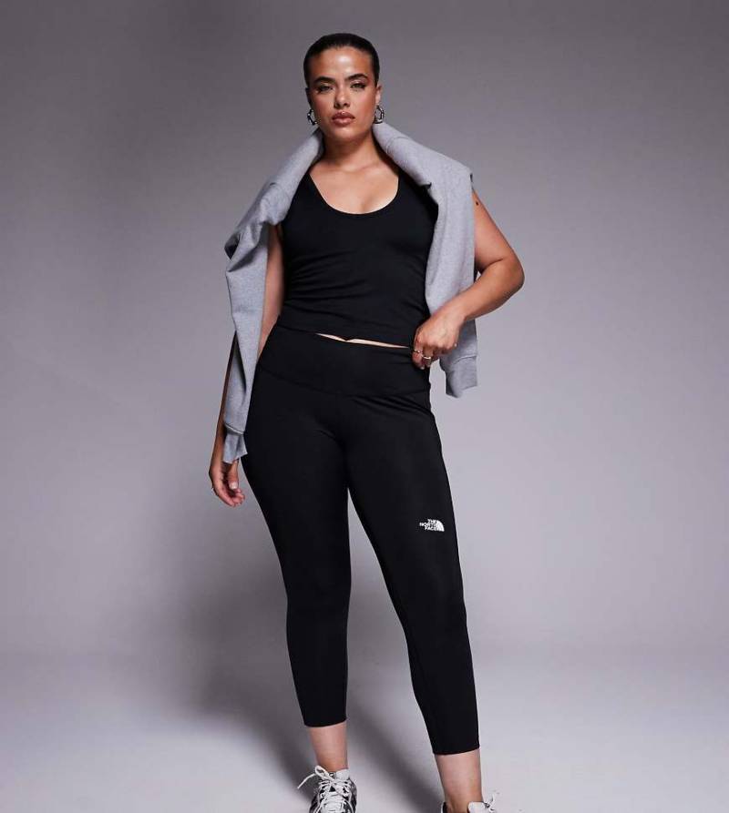 The North Face - Flex - Plus-Size-Leggings in TNF-Schwarz mit hohem Bund, 25 Zoll von The North Face