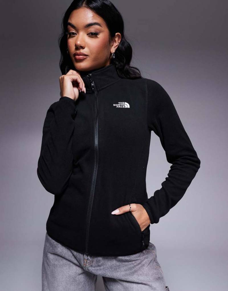 The North Face - Glacier 100 - Fleecejacke in Schwarz mit Reißverschluss von The North Face