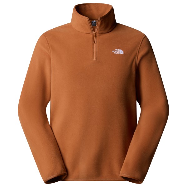 The North Face - Glacier Fleece 1/4 Zip Jacket - Fleecepullover Gr M braun von The North Face