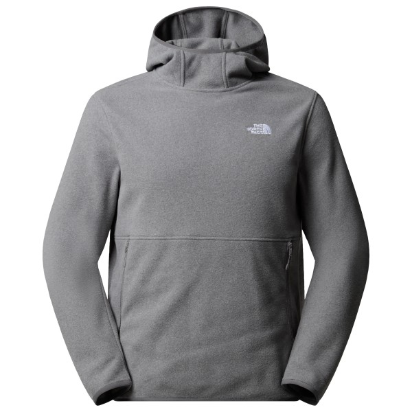 The North Face - Glacier Fleece Pullover Hoodie - Fleecepullover Gr M grau von The North Face