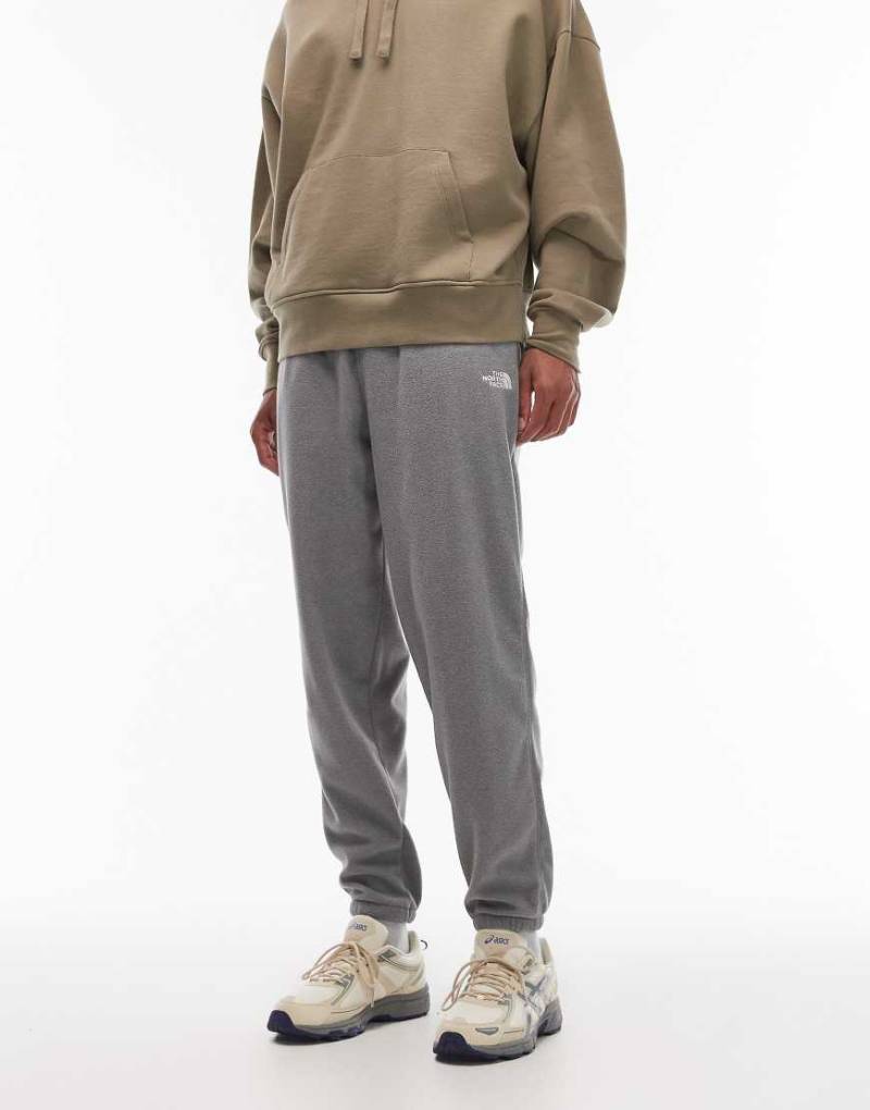 The North Face - Glacier - Jogginghose aus Fleece in Grau mit Logo von The North Face